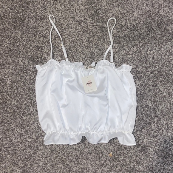 NWT free people into it square neck crop top - Picture 2 of 4